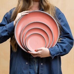 East Fork NEW Guava cake and dinner plate
